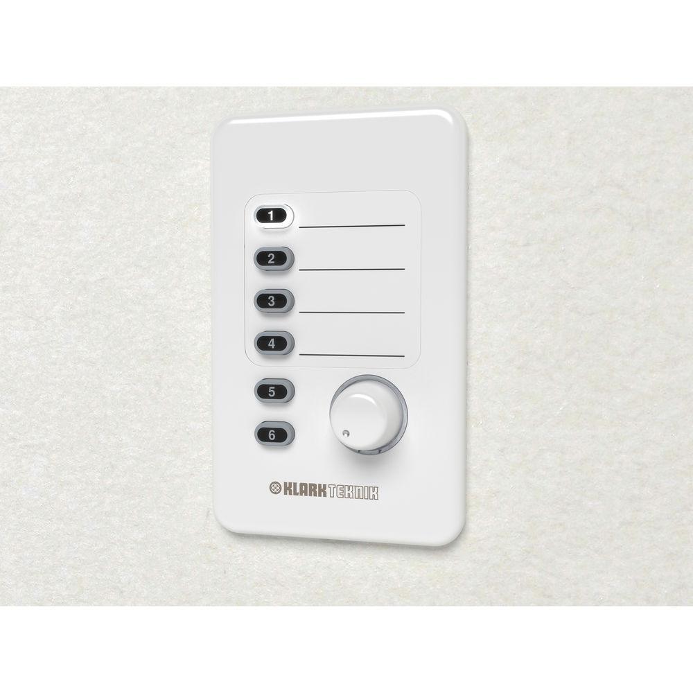 Klark Teknik CP8000UL Volume and Source Selection Wall Plate Remote Control for DM8000 Audio Processor