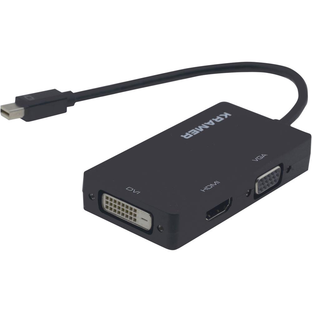 Kramer Mini DisplayPort To DVI, HDMI Or VGA Adapter Cable