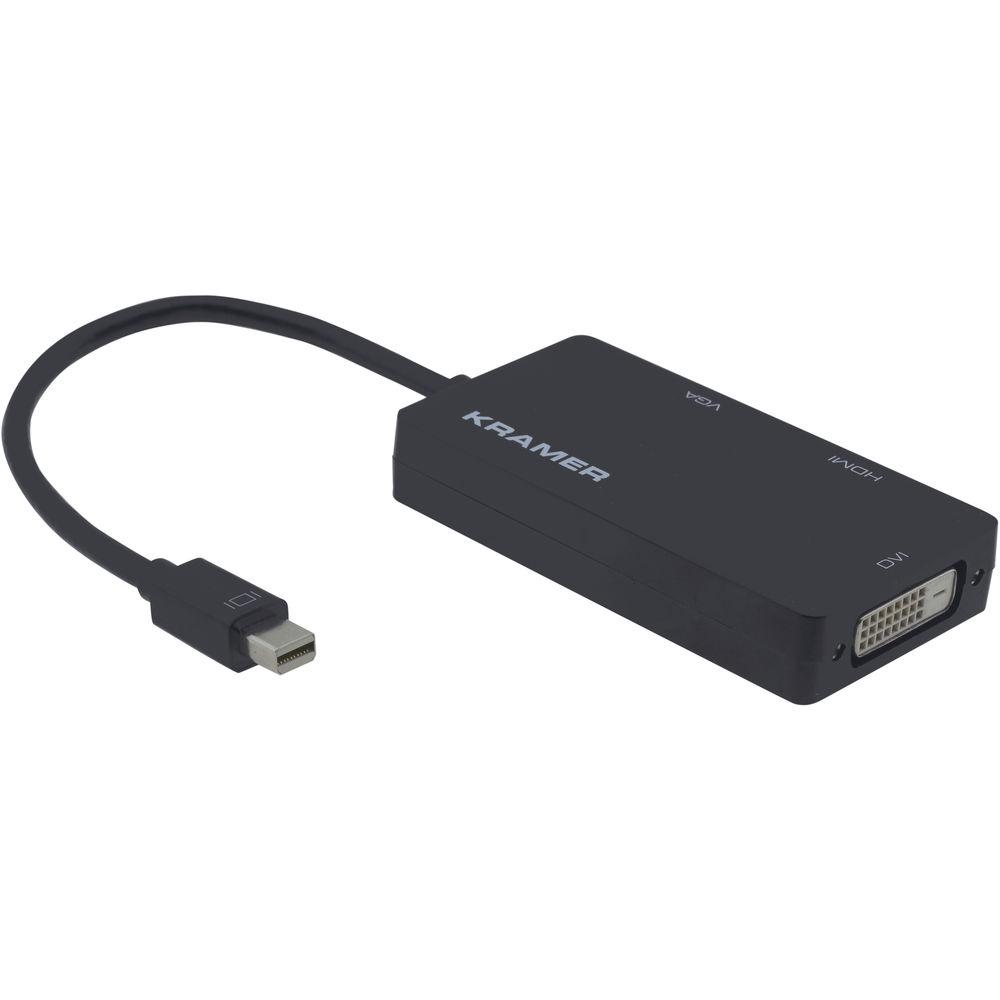 Kramer Mini DisplayPort To DVI, HDMI Or VGA Adapter Cable
