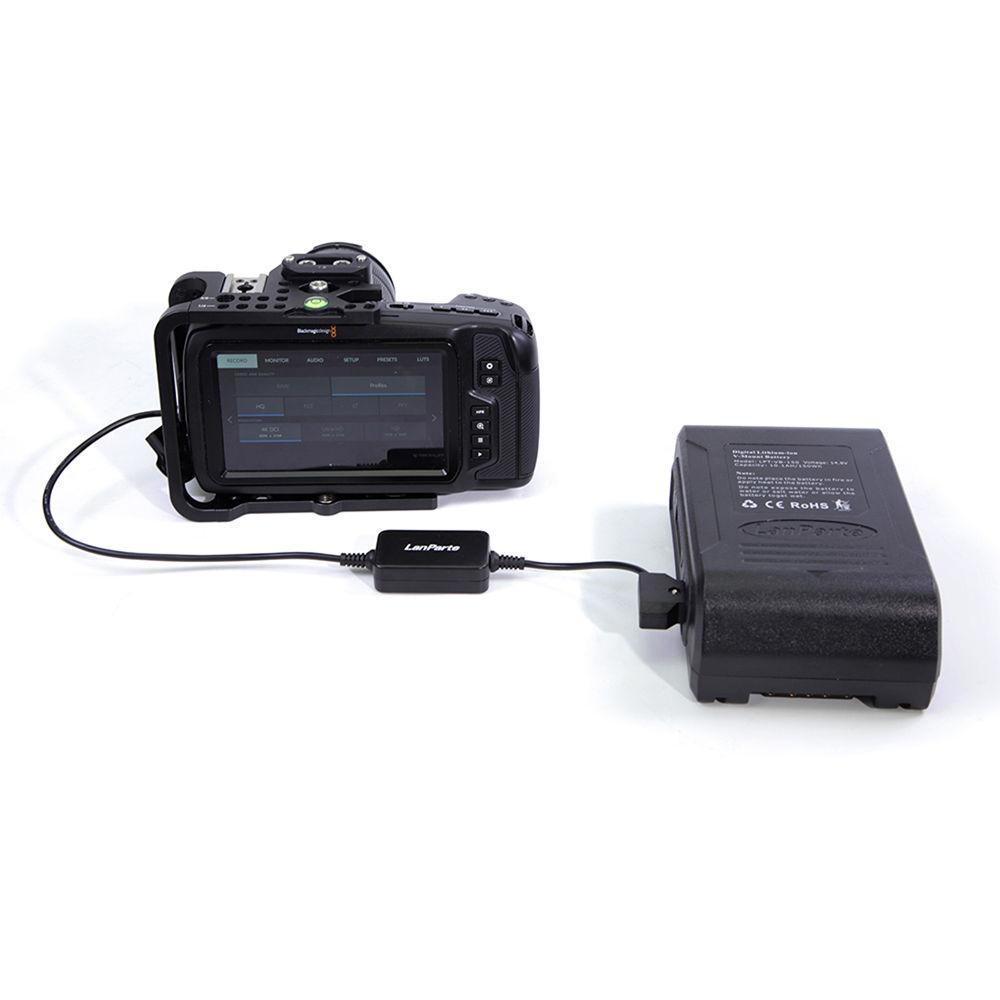 LanParte Regulated D-Tap 12V Power Cable for Blackmagic Pocket Cinema Camera 4K