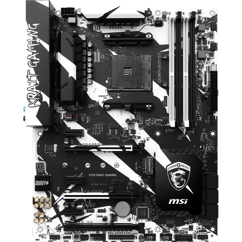 MSI X370 Krait Gaming AM4 ATX Motherboard