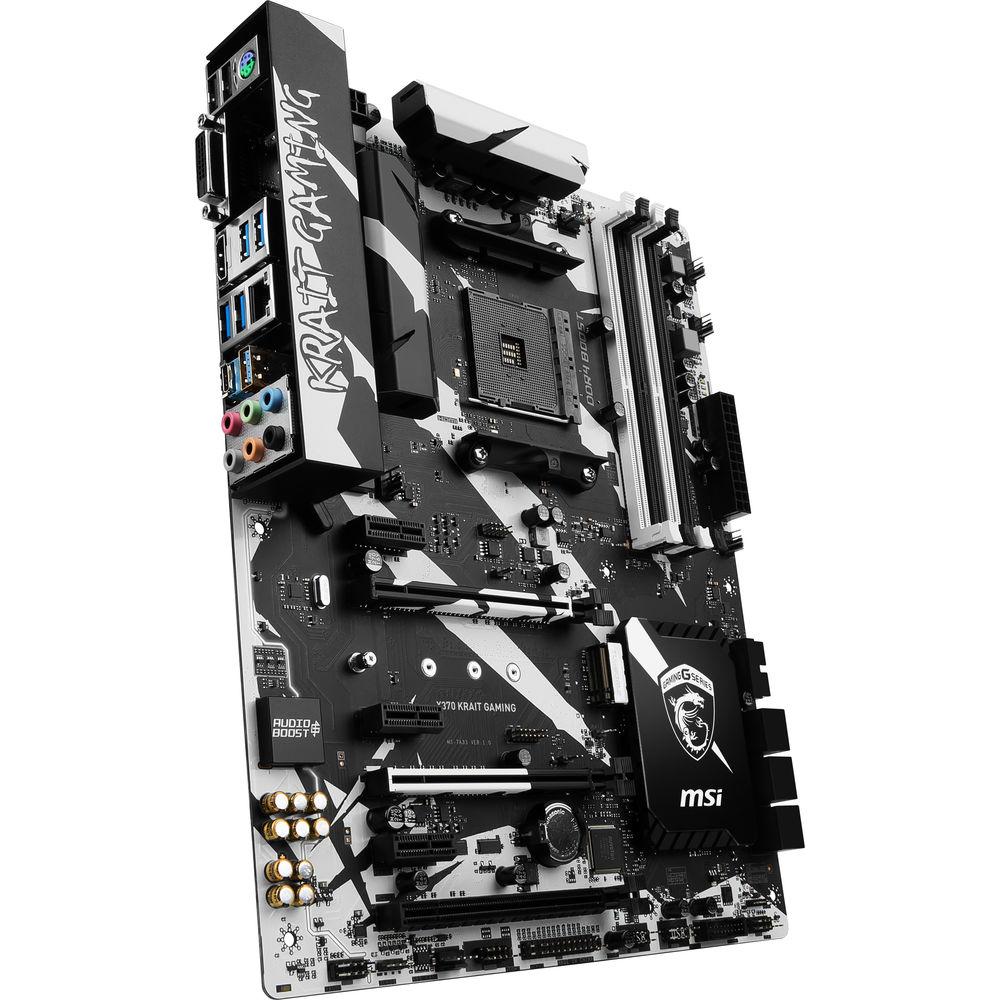 MSI X370 Krait Gaming AM4 ATX Motherboard