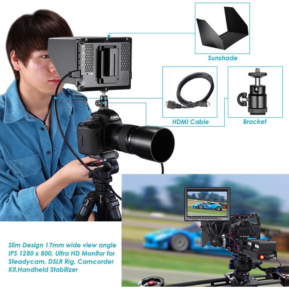 Neewer F100 7" 4K HDMI On-Camera Monitor