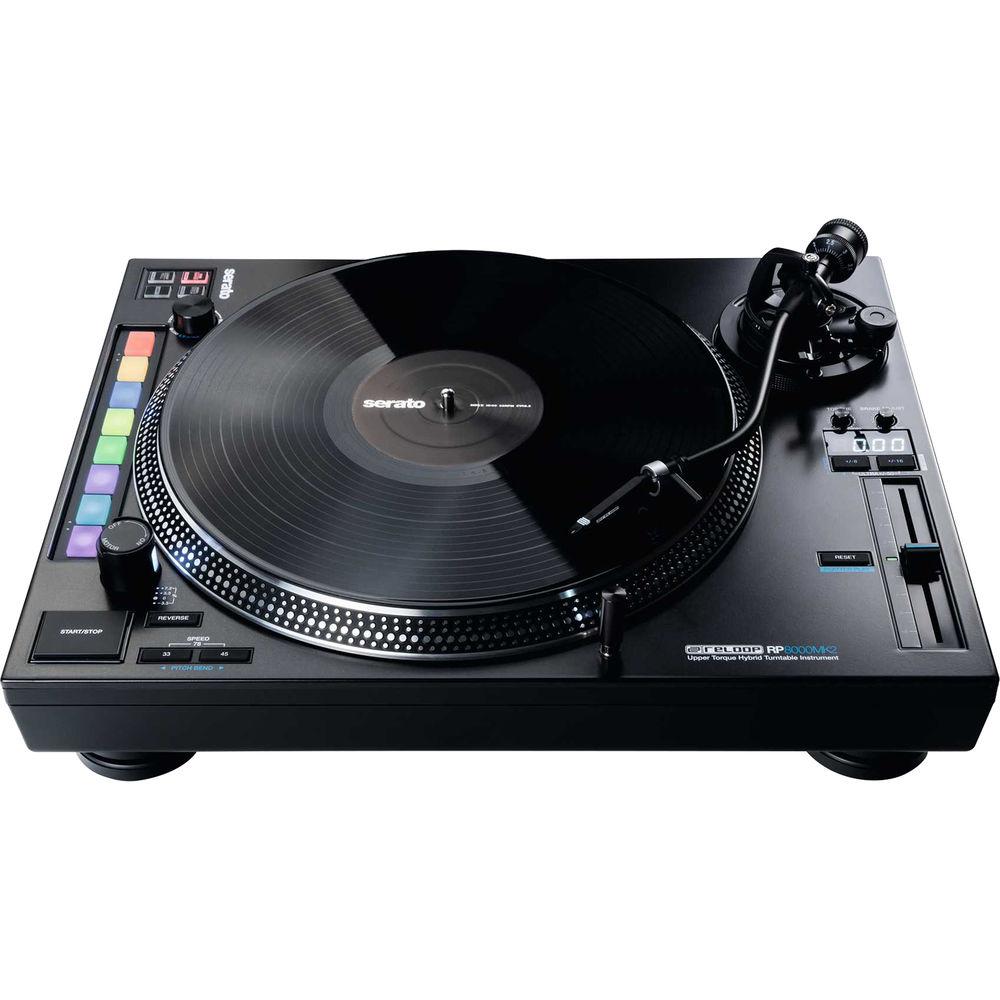 Reloop RP-8000 MK2 - Upper Torque Hybrid Turntable Instrument for Serato DJ Pro