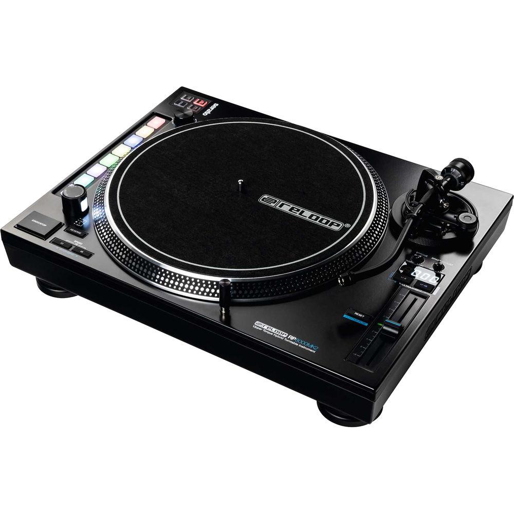 Reloop RP-8000 MK2 - Upper Torque Hybrid Turntable Instrument for Serato DJ Pro