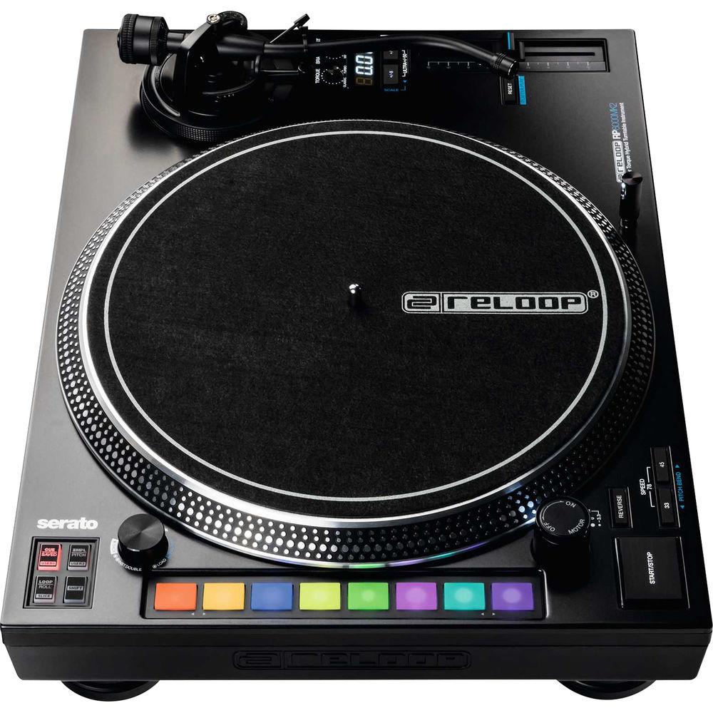 Reloop RP-8000 MK2 - Upper Torque Hybrid Turntable Instrument for Serato DJ Pro