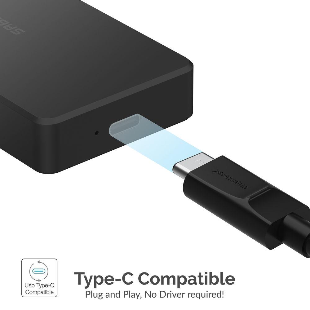Sabrent NVMe PCIe M.2 to USB 3.1 Gen 2 USB Type-C SSD Enclosure