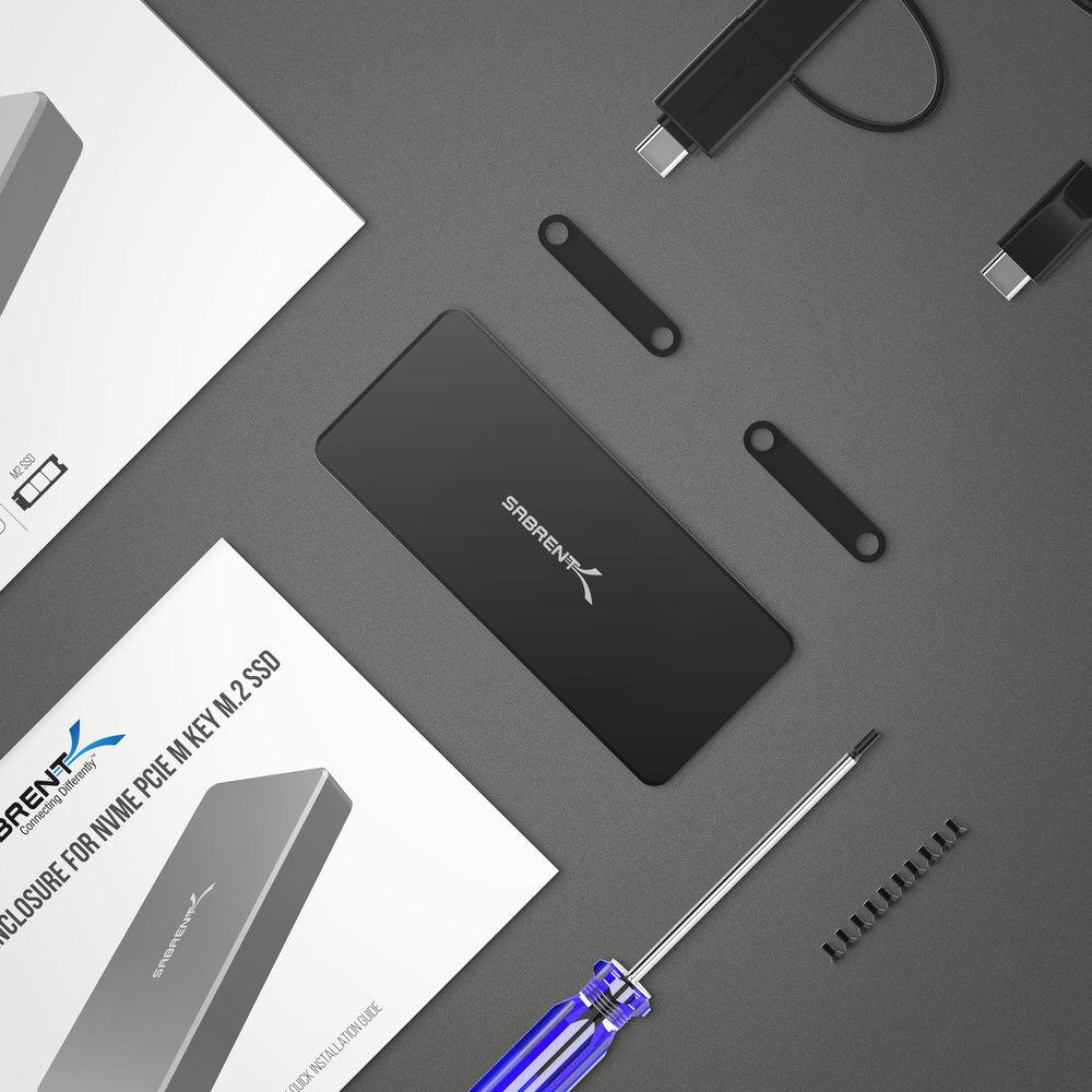Sabrent NVMe PCIe M.2 to USB 3.1 Gen 2 USB Type-C SSD Enclosure