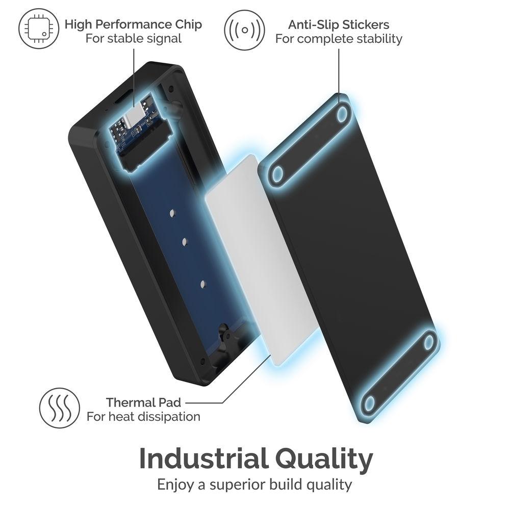 Sabrent NVMe PCIe M.2 to USB 3.1 Gen 2 USB Type-C SSD Enclosure