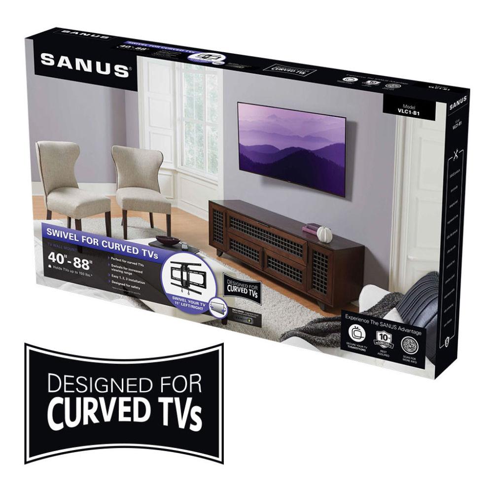 SANUS Virtual Axis Mount for 40 to 88" Curved Displays