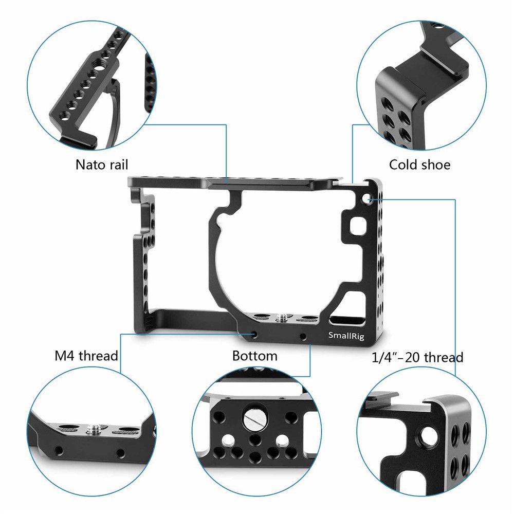 SmallRig 1828 Camera Cage for Panasonic LUMIX DMC-GX85 GX80 GX7 Mark II