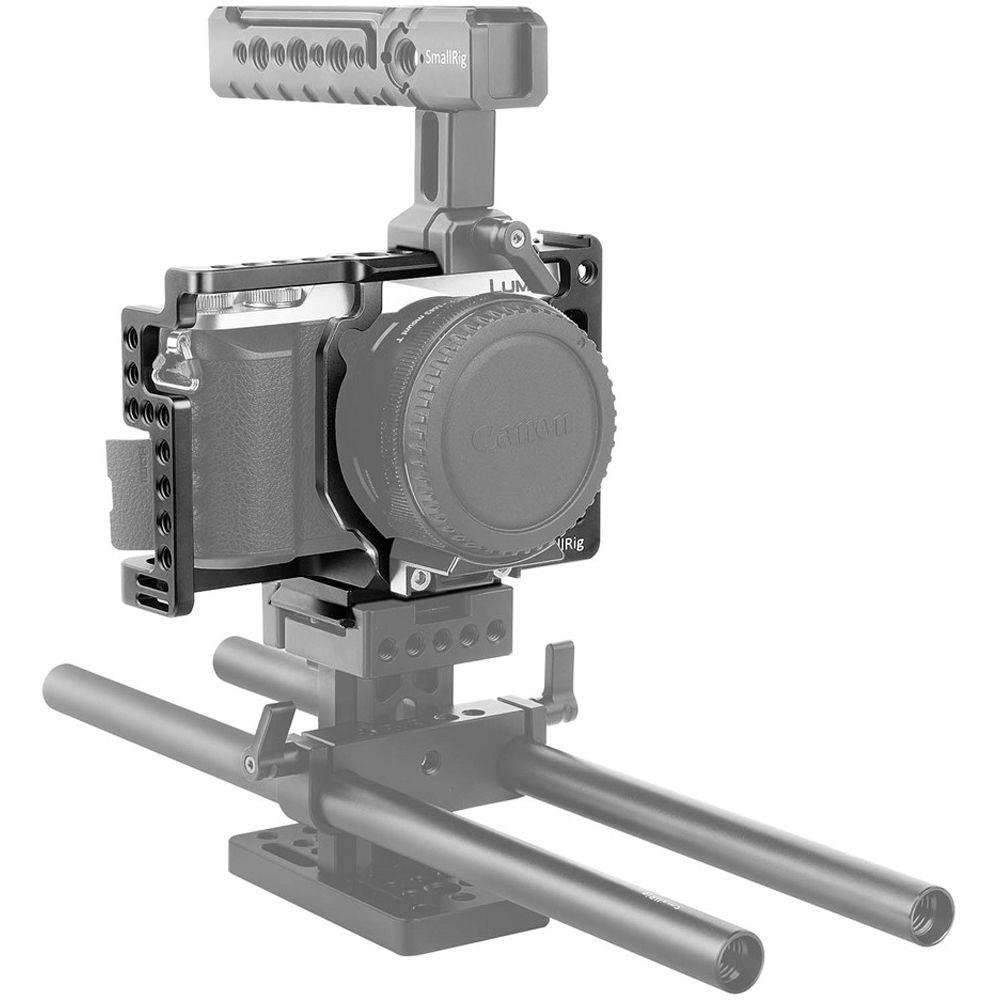 SmallRig 1828 Camera Cage for Panasonic LUMIX DMC-GX85 GX80 GX7 Mark II