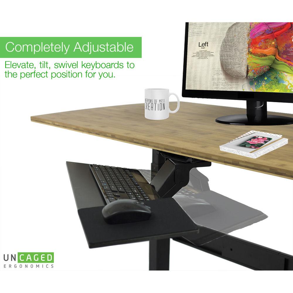Uncaged Ergonomics Kt1 Ergonomic Under Desk Keyboard Tray