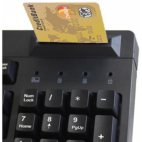 Adesso EasyTouch 630RB Smart Card & Magnetic Stripe Reader Keyboard