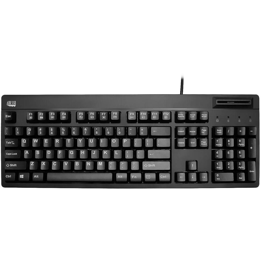 Adesso EasyTouch 630SB Smart Card Reader Keyboard