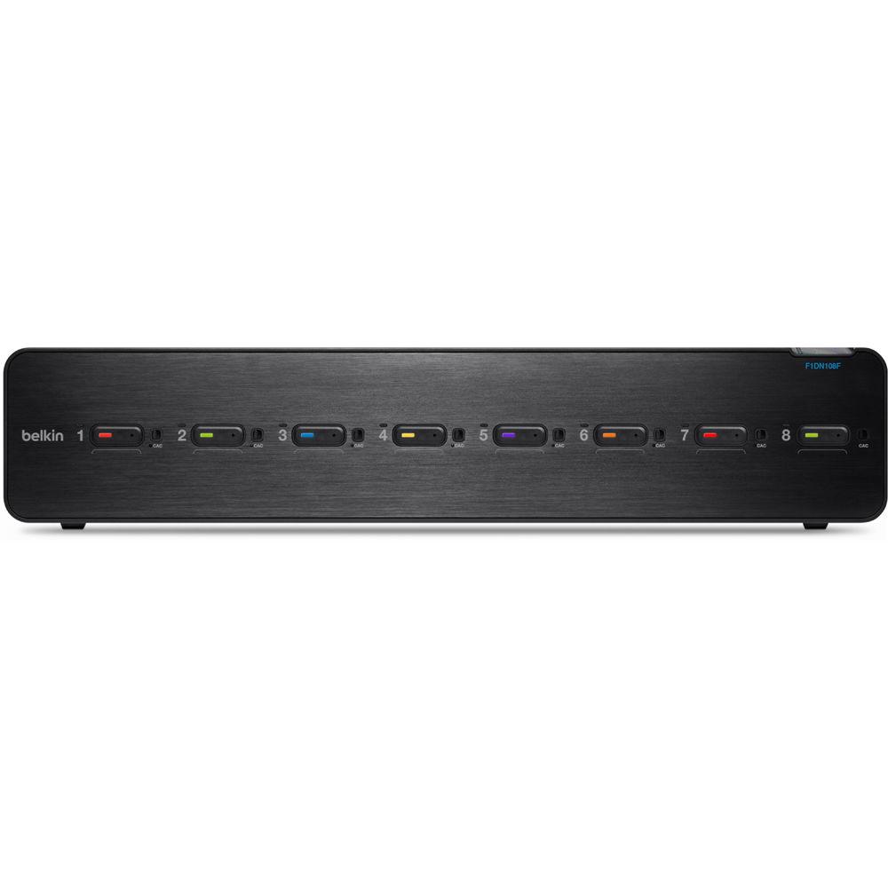 Belkin F1DN108F Advanced Secure 8-Port Dual-Head DVI-I KVM Switch
