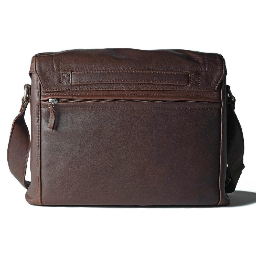 compagnon "the medium messenger" Leather Camera Bag