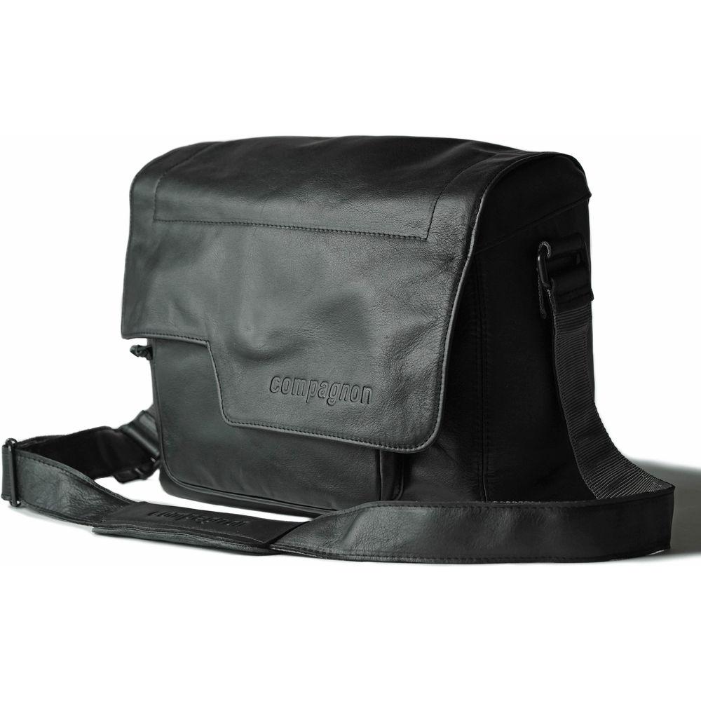 compagnon "the medium messenger" Leather Camera Bag