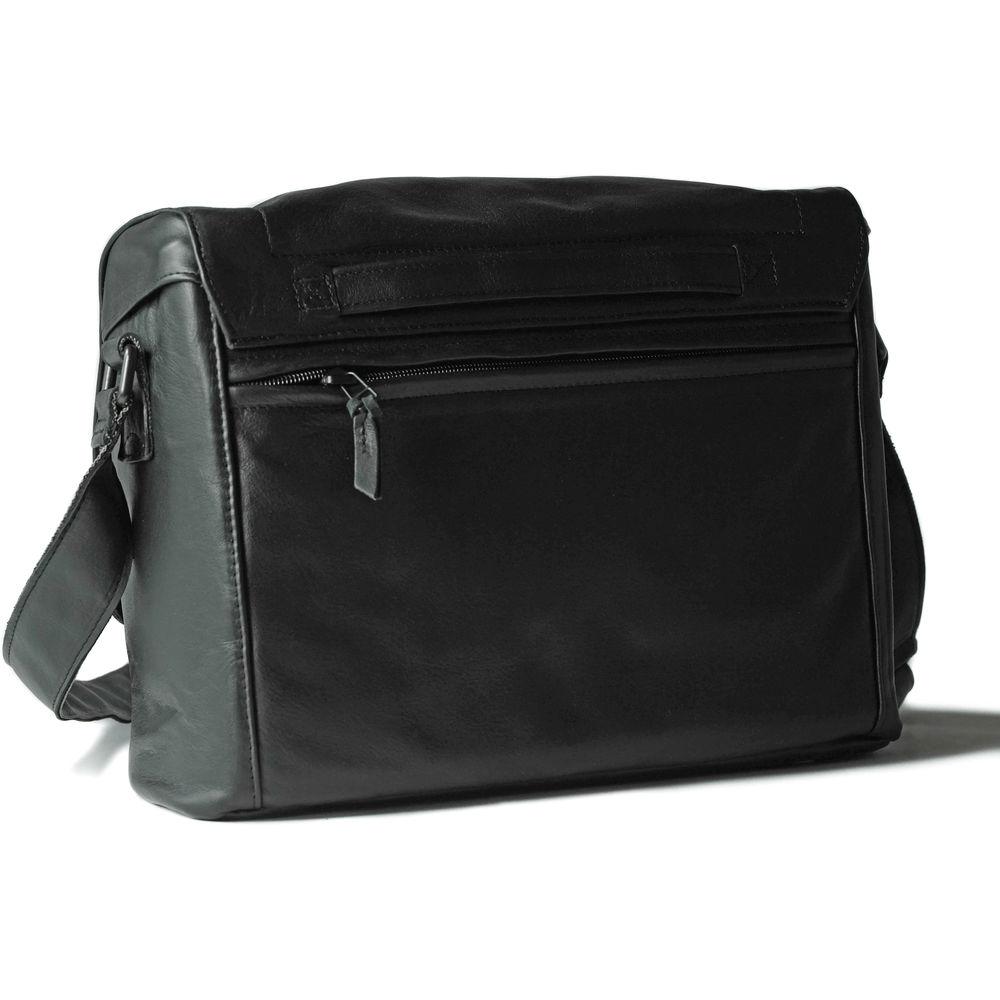 compagnon "the medium messenger" Leather Camera Bag