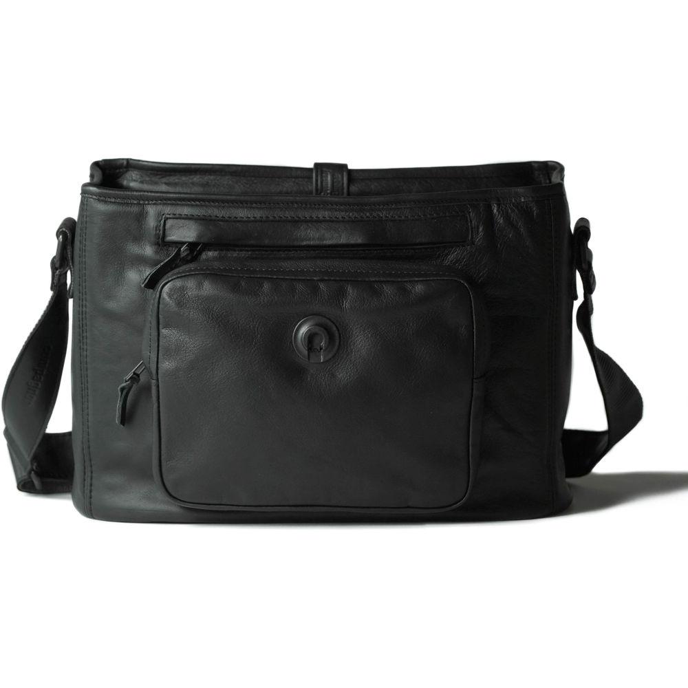 compagnon "the medium messenger" Leather Camera Bag