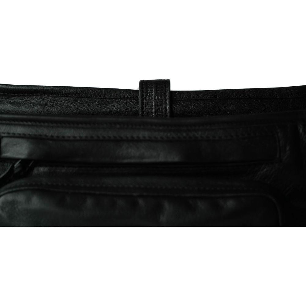 compagnon "the medium messenger" Leather Camera Bag