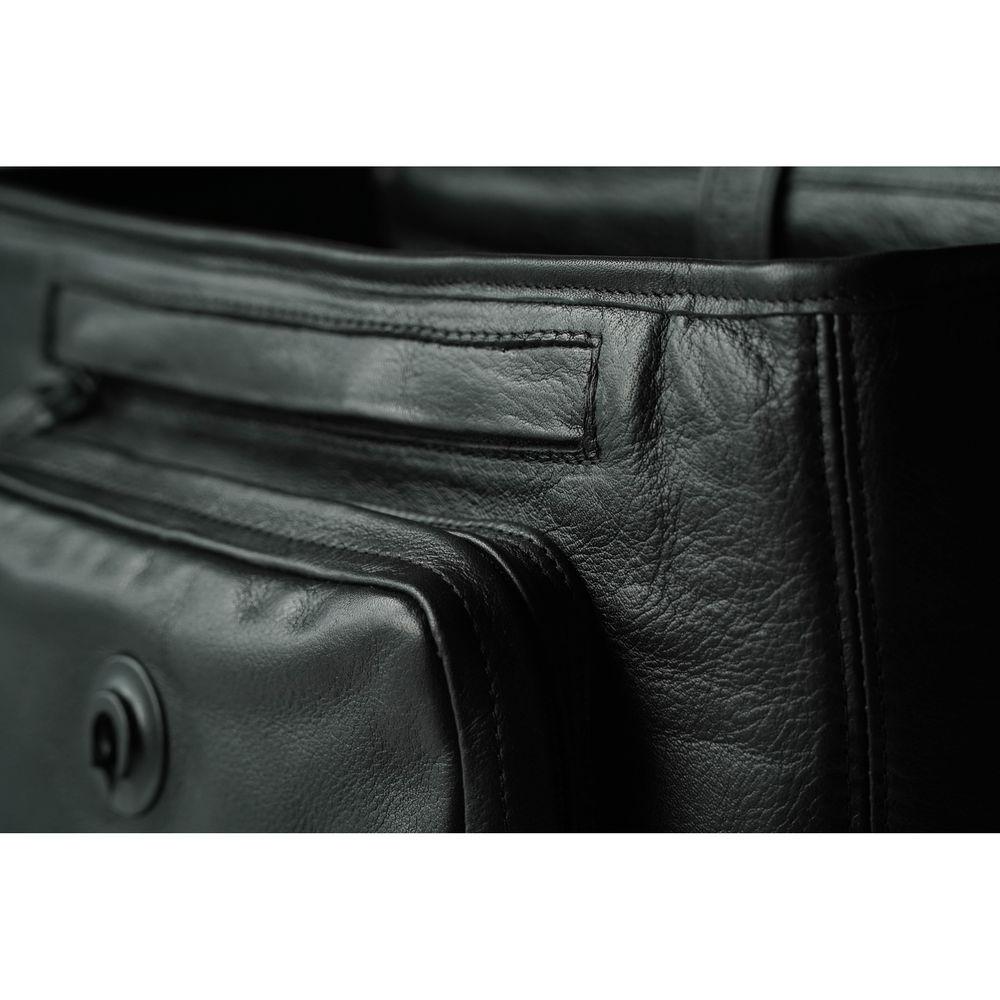 compagnon "the medium messenger" Leather Camera Bag