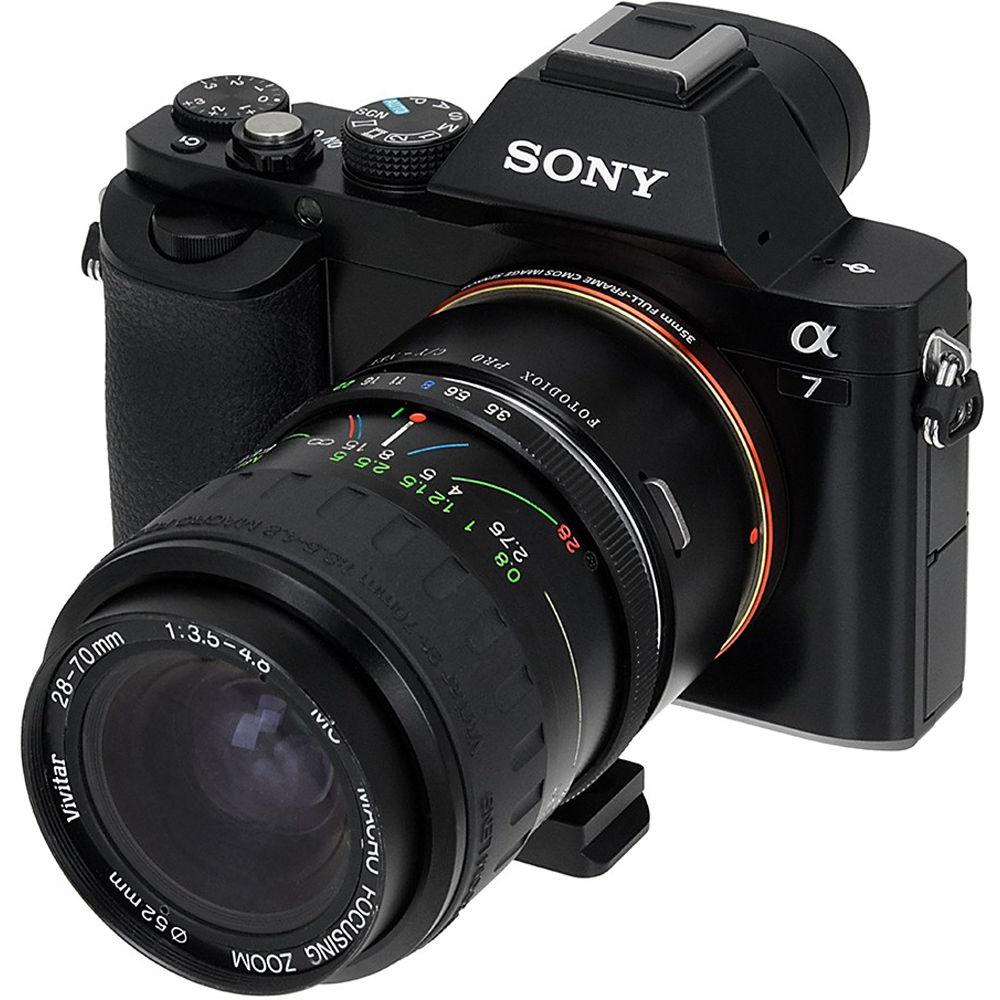 FotodioX Contax Yashica Lens to Sony E-Mount Camera Pro Lens Mount Adapter