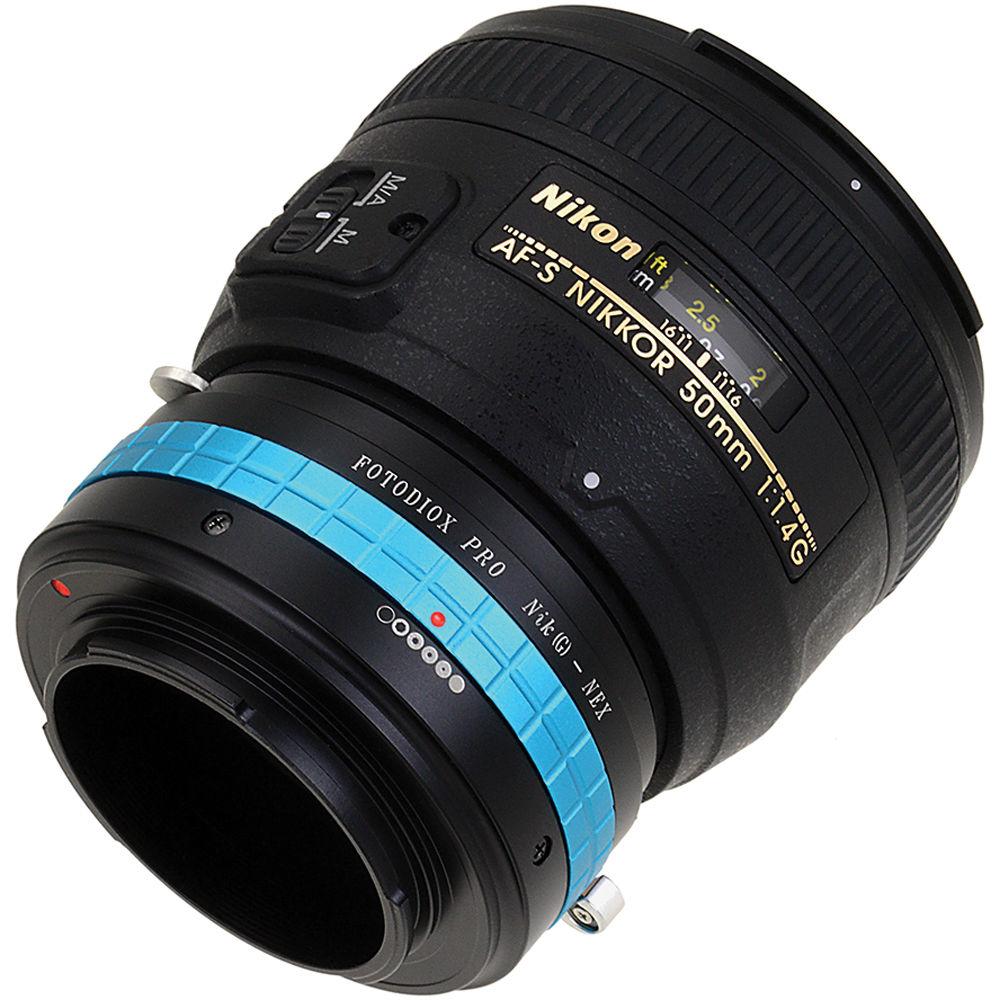 FotodioX Nikon F-Mount G-Type Lens to Sony E-Mount Camera Pro Mount Adapter