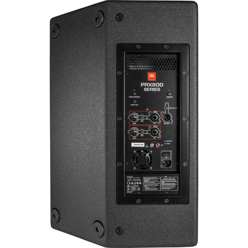 JBL PRX812W 12" Two-Way Full-Range Main System and Floor Monitor with Wi-Fi