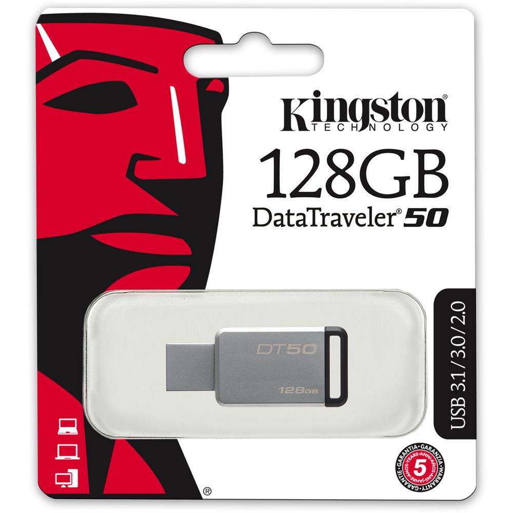 Kingston 128GB Datatraveler DT50 USB 3.0 Flash Drive