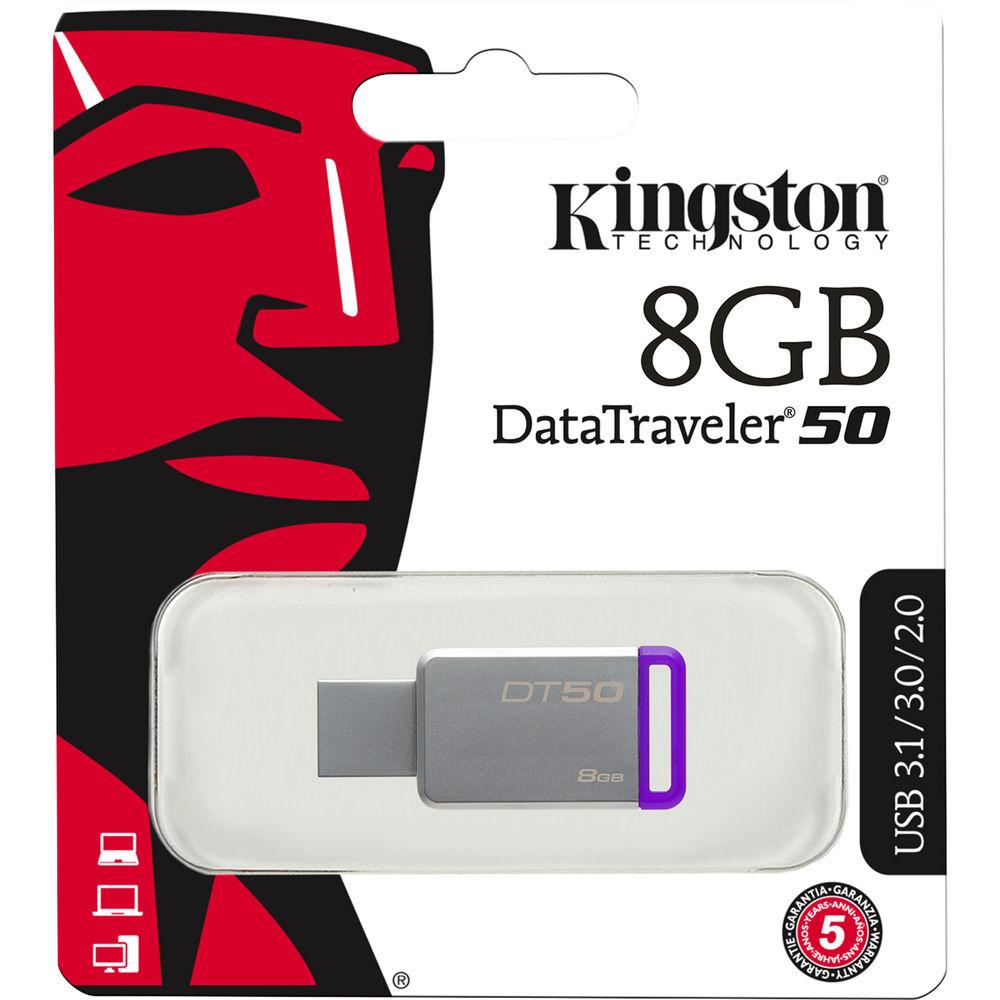 Kingston 8GB Datatraveler DT50 USB 3.0 Flash Drive