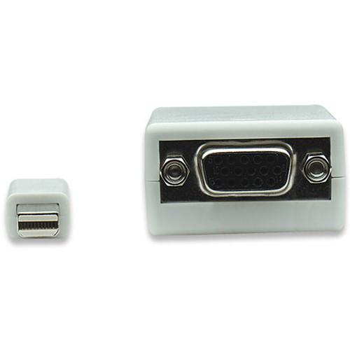Manhattan Mini DisplayPort Male to 15-Pin VGA Female Active Adapter