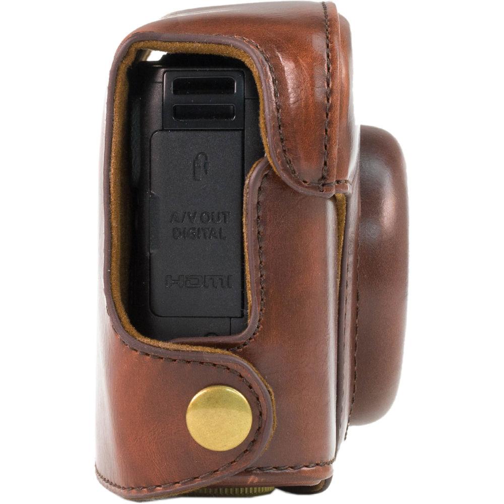 MegaGear PU Leather Camera Case and Strap for Canon PowerShot G16