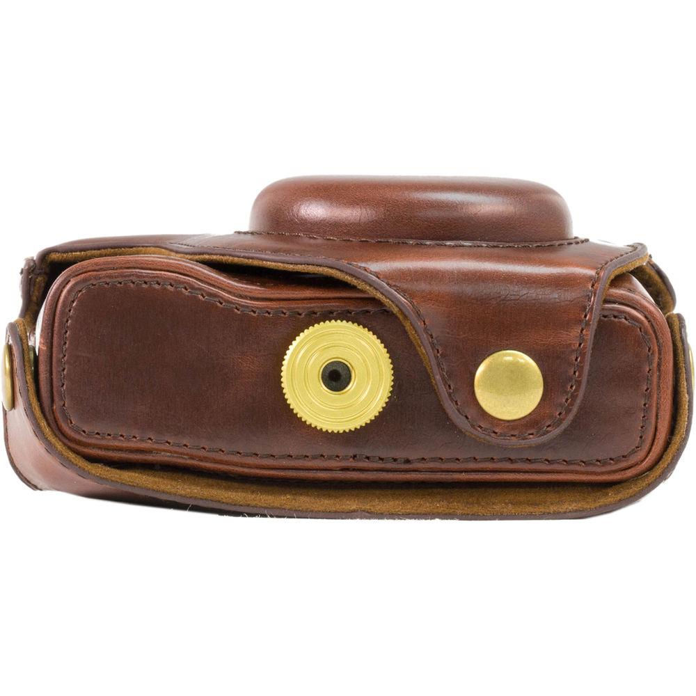 MegaGear PU Leather Camera Case and Strap for Canon PowerShot G16