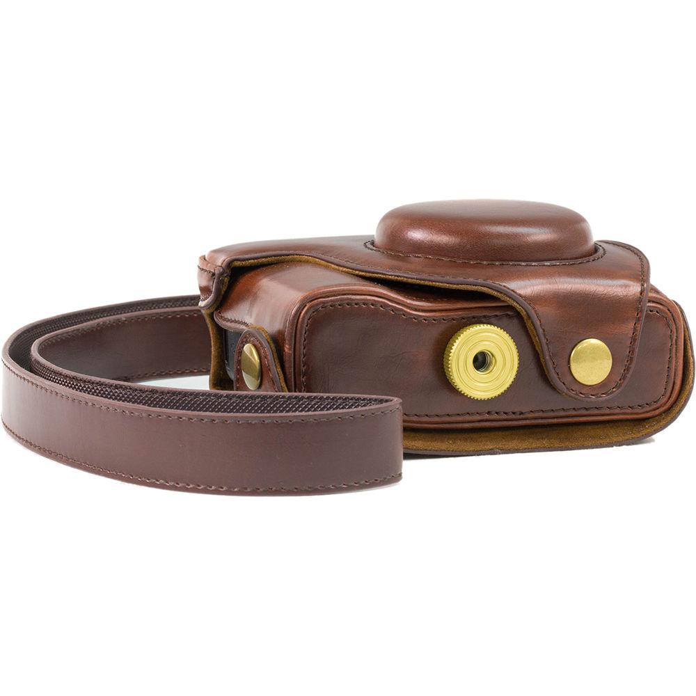 MegaGear PU Leather Camera Case and Strap for Canon PowerShot G16