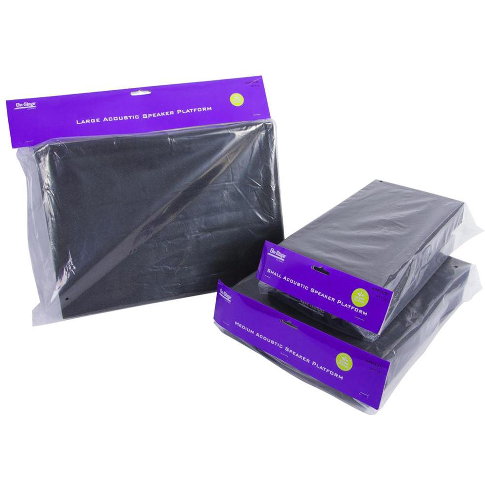 On-Stage ASP3011 Foam Speaker Platforms