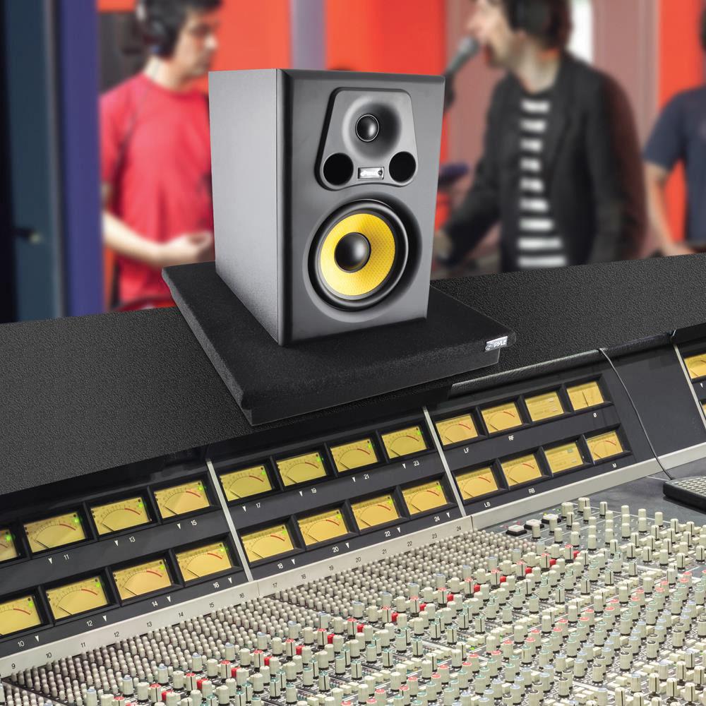 Pyle Pro PSI15 Acoustic Sound Isolation Dampening Speaker Riser Platform Base
