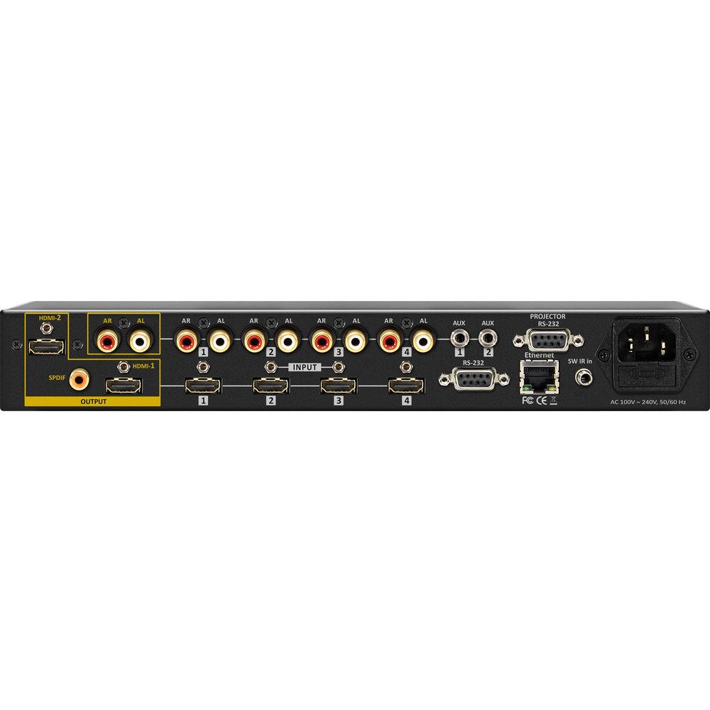 Shinybow 4x2 Mirrored HDMI Routing Switcher with Audio