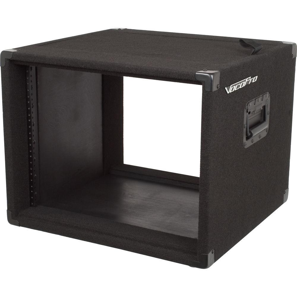 VocoPro RC-8 Carpet Road Case with Removable Doors