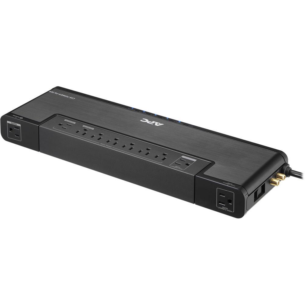 APC C25B 10-Outlet Power-Saving Surge Protector and Power Filter