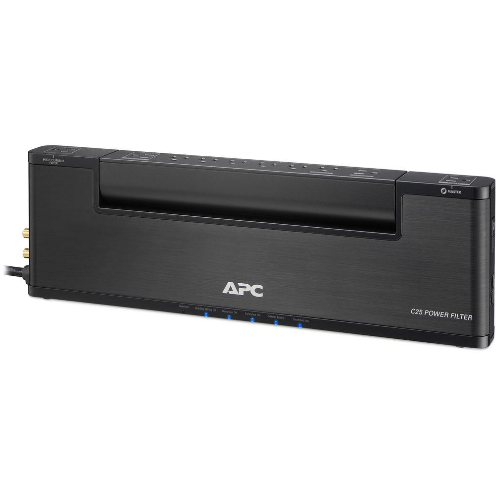 APC C25B 10-Outlet Power-Saving Surge Protector and Power Filter