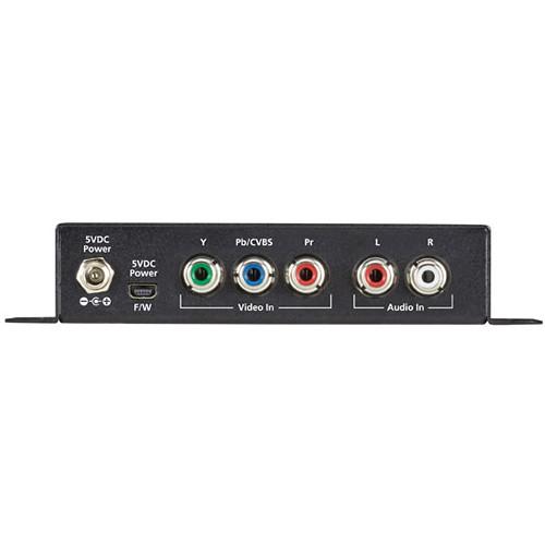 Black Box Component Composite Signal to HDMI Scaler and Converter