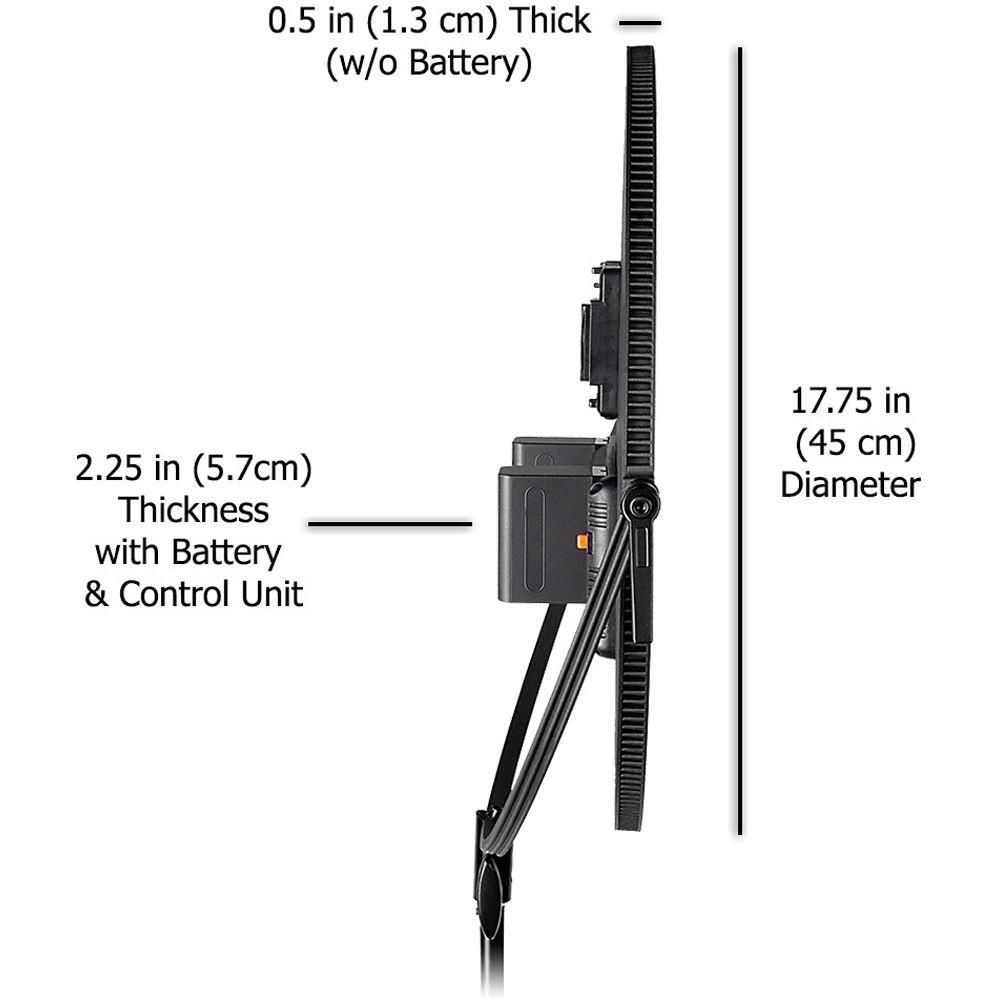 FotodioX C-700RSV FlapJack LED Bi-Color Edge Light