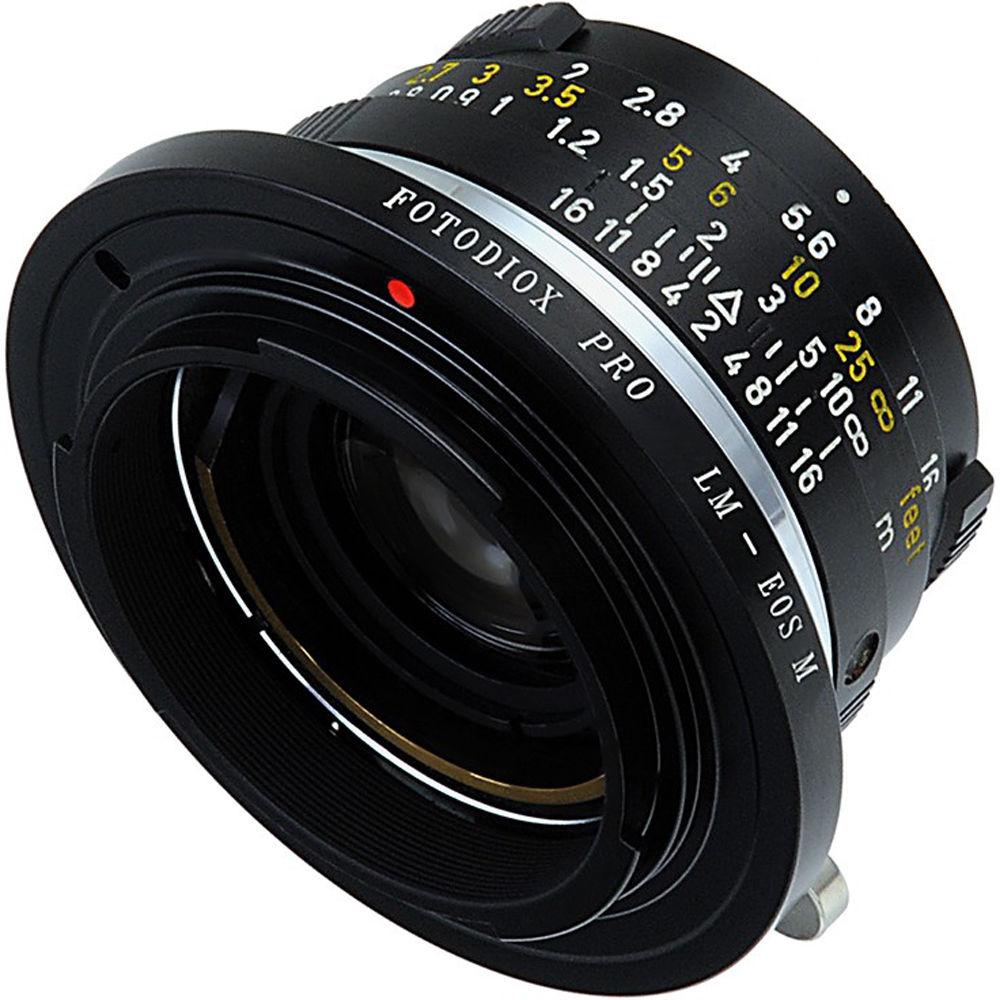 FotodioX Pro Lens Mount Adapter for Leica M-Mount Lens to Canon EF-M Mount Camera