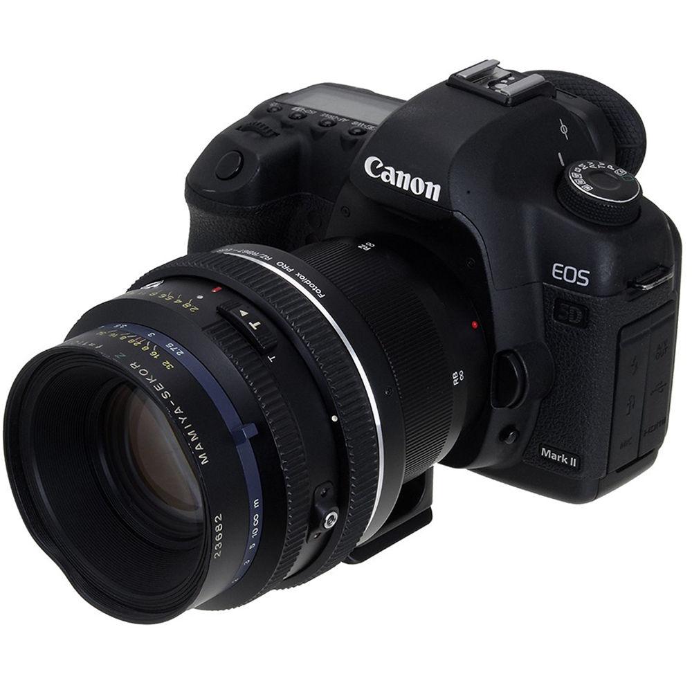 FotodioX Pro Lens Mount Adapter for Mamiya RB67 RZ67 Lens to Canon EF-Mount Camera