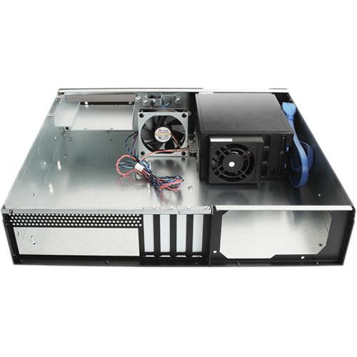 iStarUSA D-230HN-T 2U Compact 3 x 3.5" Bay Trayless Hotswap microATX Rackmount Chassis