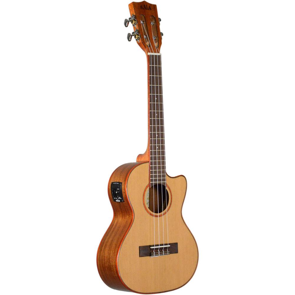 KALA KA-ATP5-CTG Tenor Cutaway Ukulele with UK-300-TR EQ and Built-In Tuner