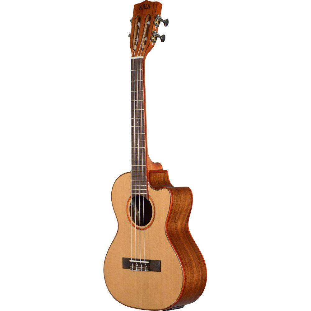 KALA KA-ATP5-CTG Tenor Cutaway Ukulele with UK-300-TR EQ and Built-In Tuner