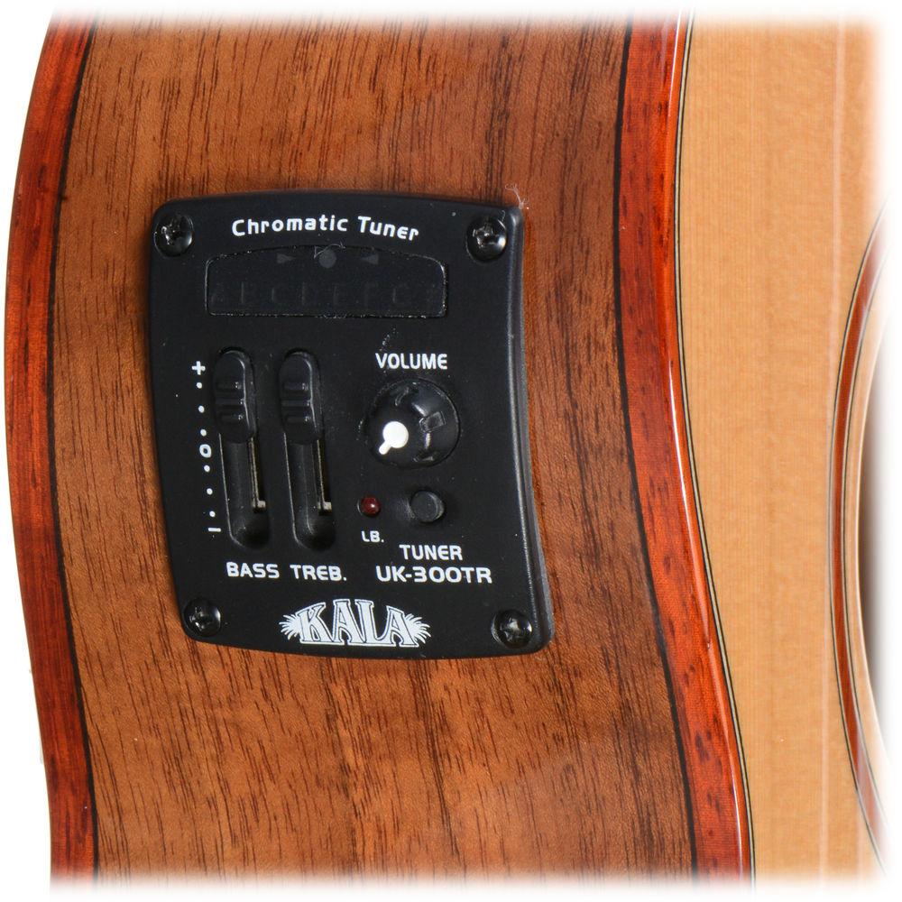 KALA KA-ATP5-CTG Tenor Cutaway Ukulele with UK-300-TR EQ and Built-In Tuner