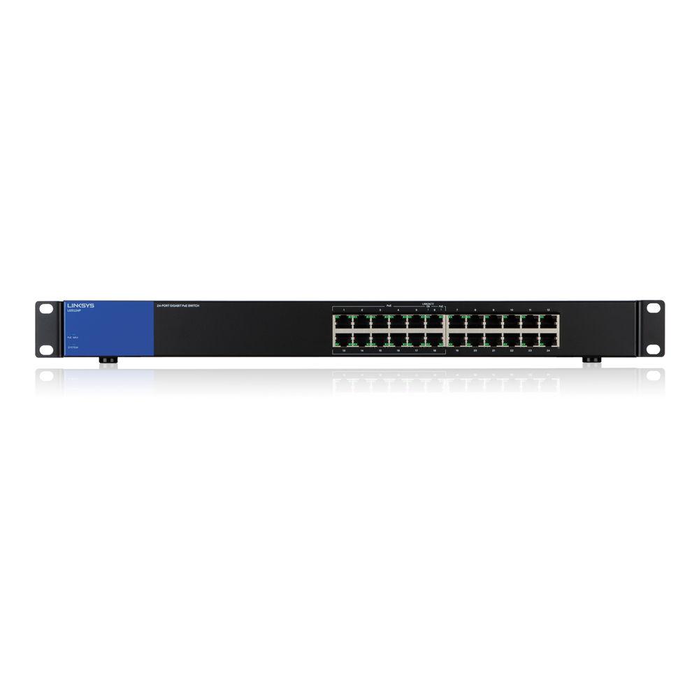 Linksys LGS124P 24-Port Unmanaged PoE Switch